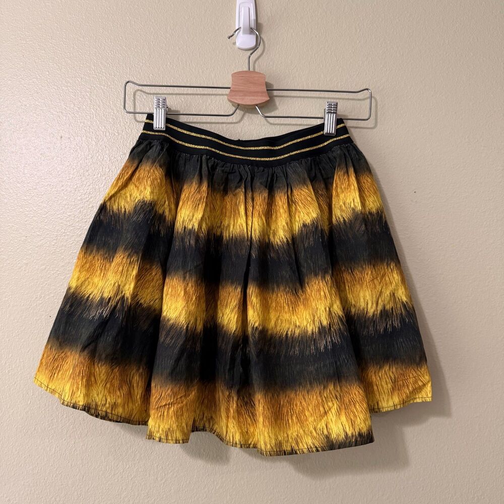 Molo Kids Brenda Skirt Organic Cotton Bee Print Girls 12Y NWT